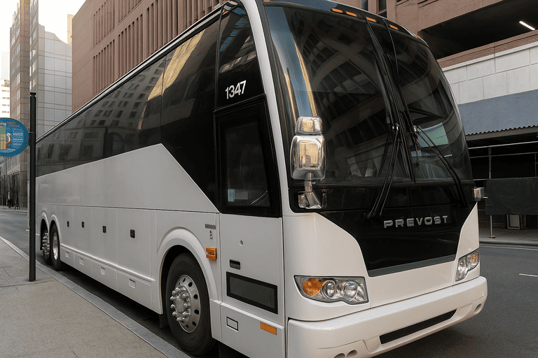 a Sierra Vista Charter Bus coach bus
