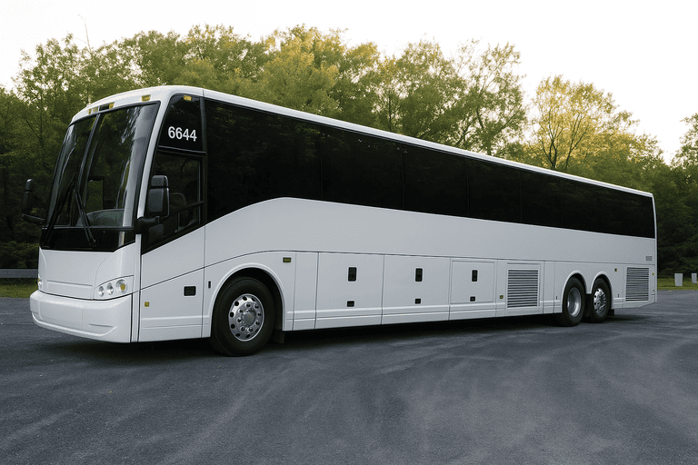 exterior of Sierra Vista Charter Bus coach bus