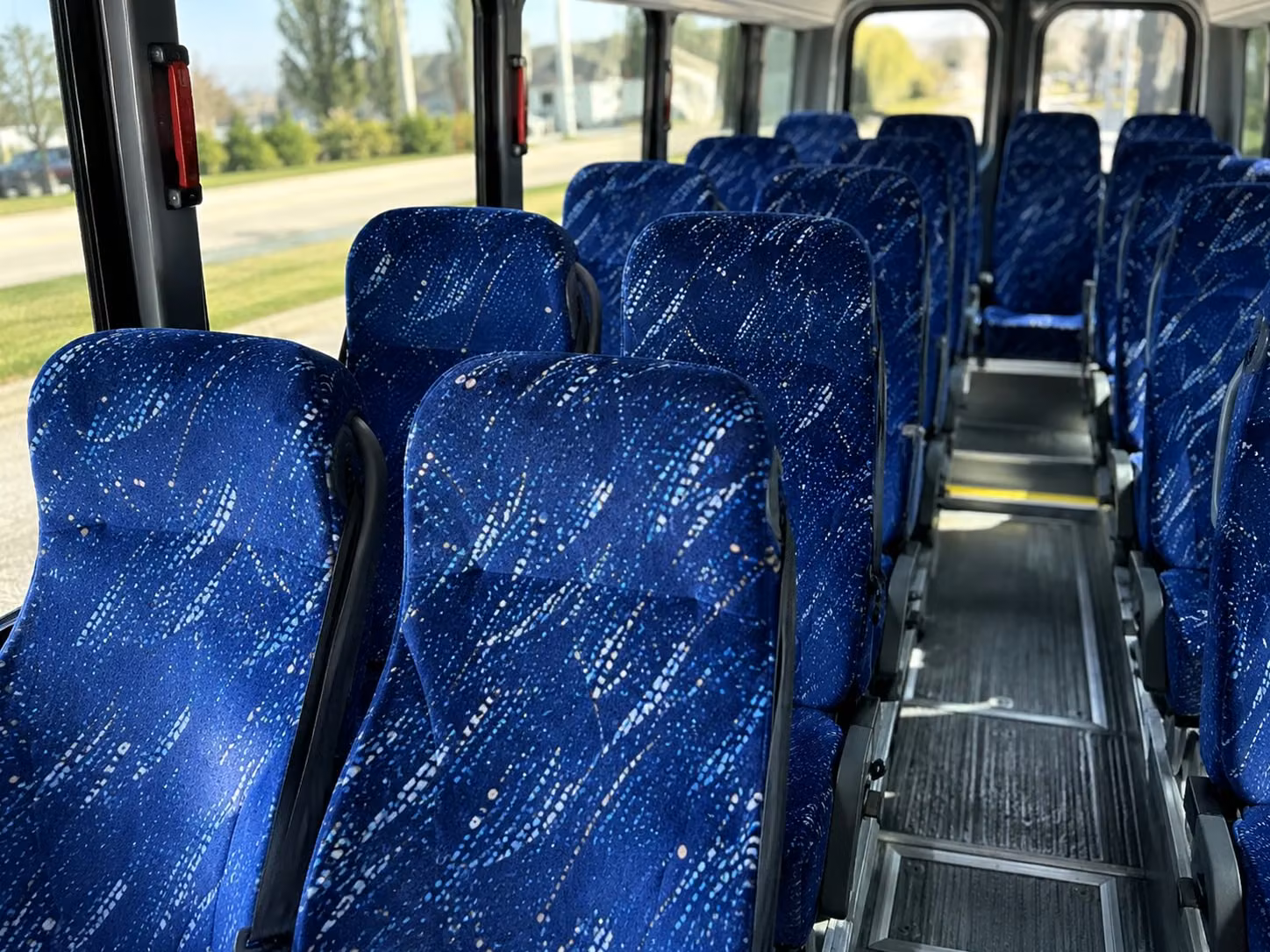 15 passenger minibus inside