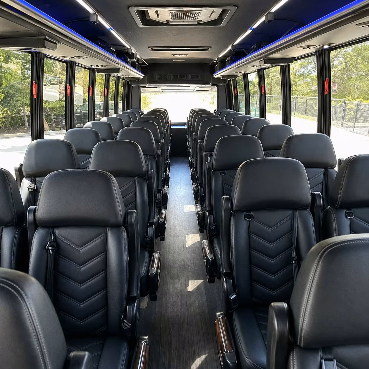 30 passenger minibus interior