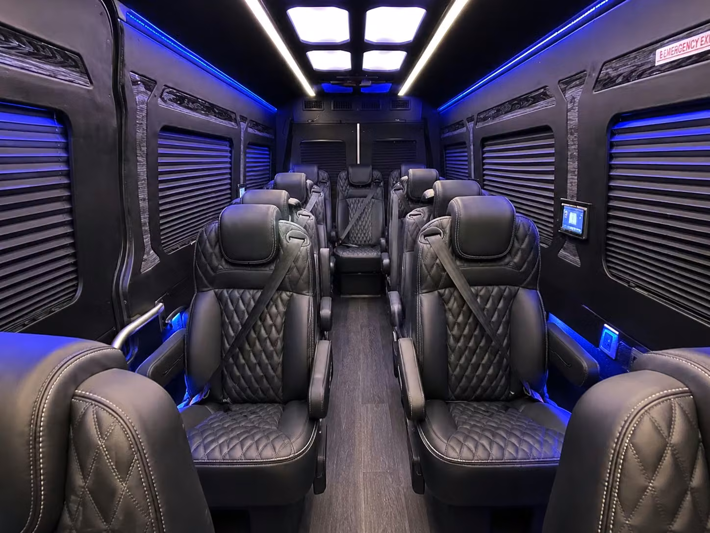 sprinter van with driver inside